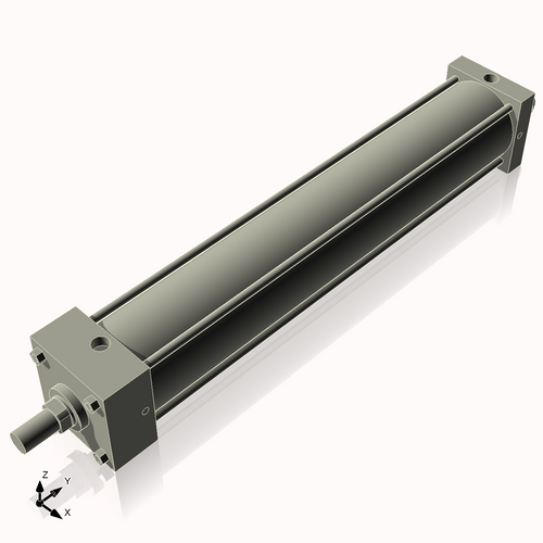 Isometric View of 4AC22NCK1.375