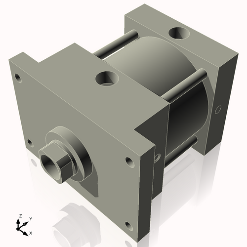 Isometric View of 4AFF1CCK1.375S4