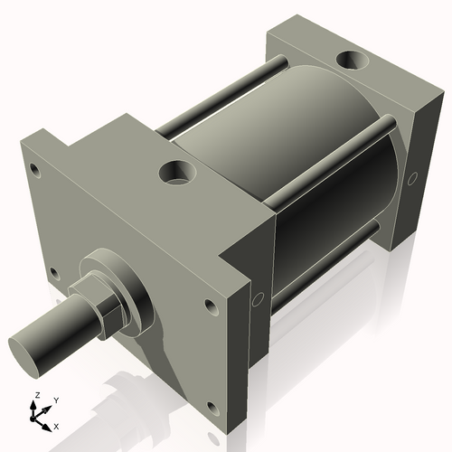 Isometric View of 4AFF3NCK1.375
