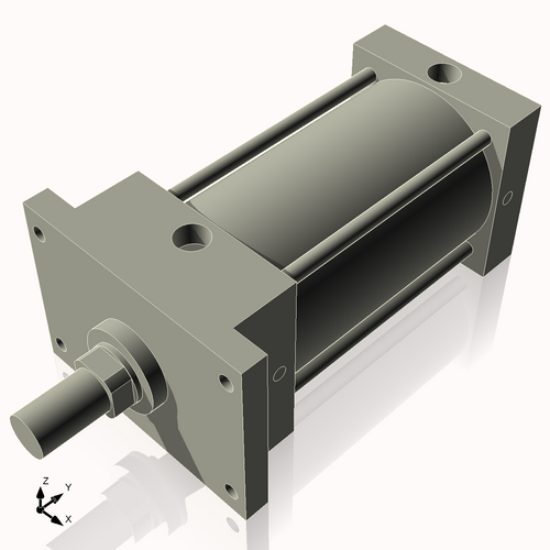 Isometric View of 4AFF5NCK1.375