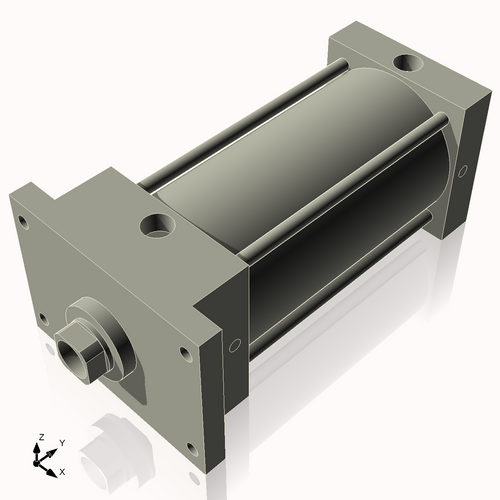 Isometric View of 4AFF6NCK1.375S4