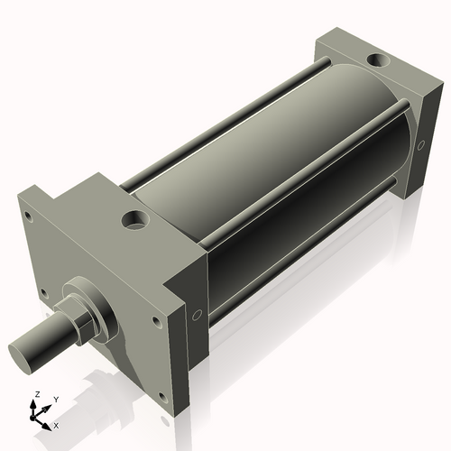 Isometric View of 4AFF8NCK1.375