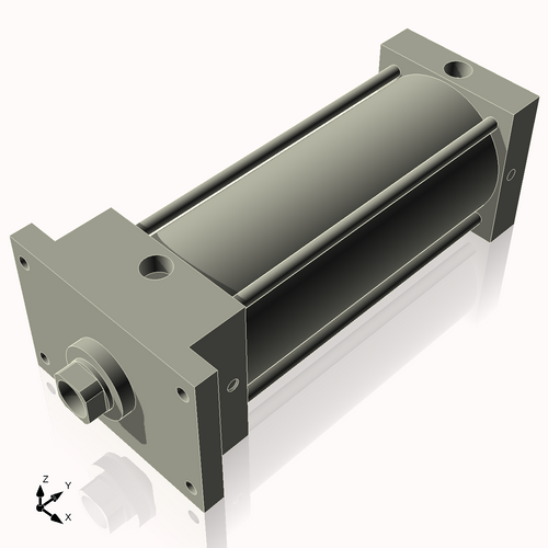 Isometric View of 4AFF8CCK1.375S4