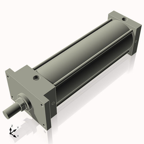 Isometric View of 4AFF12NCK1.375