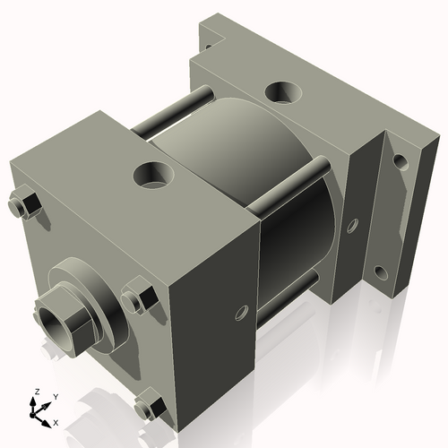 Isometric View of 4ARF1CCK1.375S4