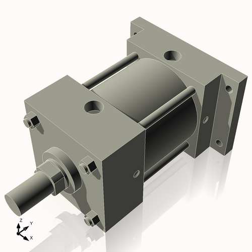 Isometric View of 4ARF2CCK1.375