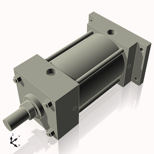 Isometric View of 4ARF4NCK1.375