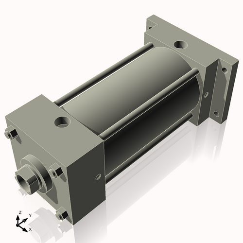Isometric View of 4ARF6CCK1.375S4