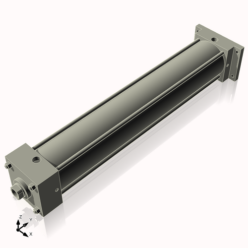 Isometric View of 4ARF22CCK1.375S4