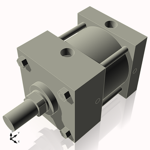 Isometric View of 4ASF1NCK1.375
