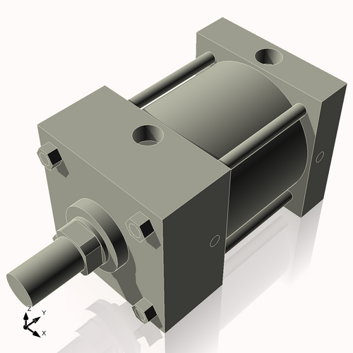 Isometric View of 4ASF2NCK1.375