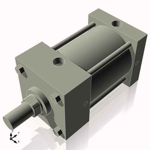 Isometric View of 4ASF3NCK1.375