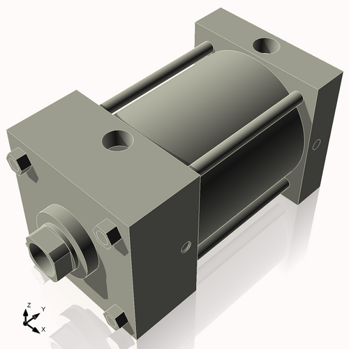 Isometric View of 4ASF3CCK1.375S4