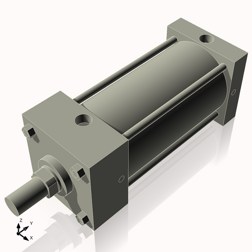 Isometric View of 4ASF6NCK1.375