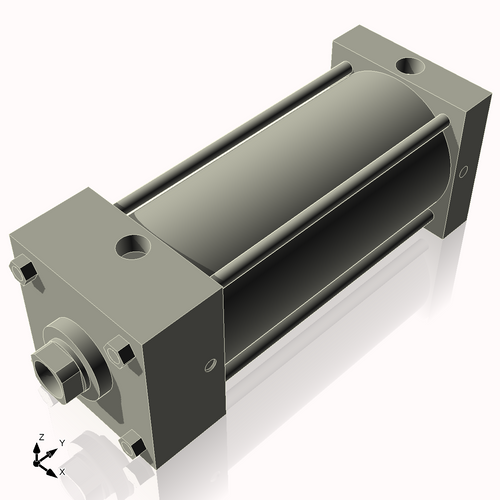 Isometric View of 4ASF7CCK1.375S4