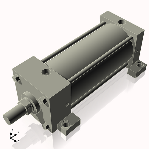 Isometric View of 4ASL7CCK1.375