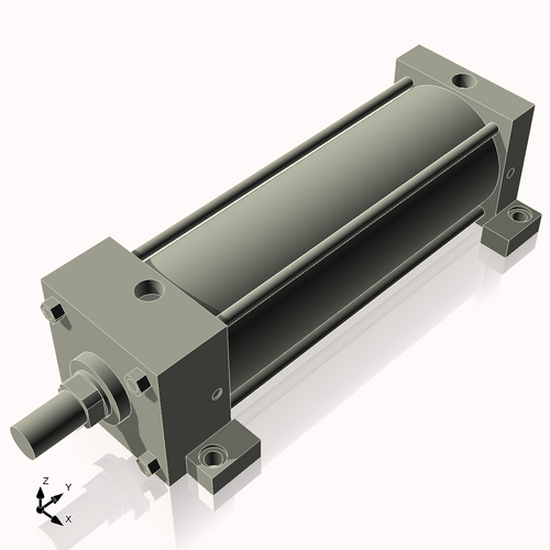 Isometric View of 4ASL10CCK1.375