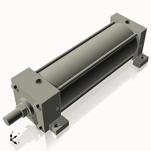 Isometric View of 4ASL11CCK1.375