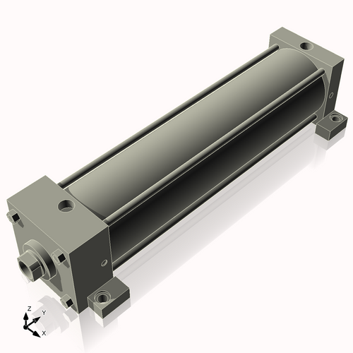 Isometric View of 4ASL15CCK1.375S4