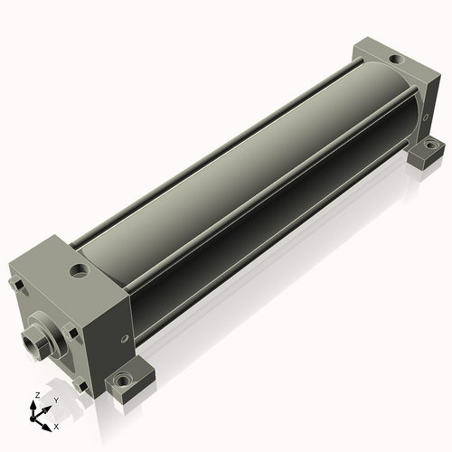 Isometric View of 4ASL17CCK1.375S4