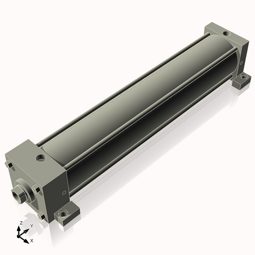 Isometric View of 4ASL20NCK1.375S4