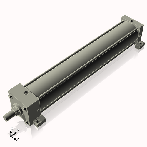 Isometric View of 4ASL23NCK1.375