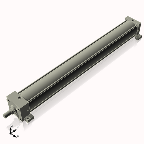 Isometric View of 4ASL36NCK1.375