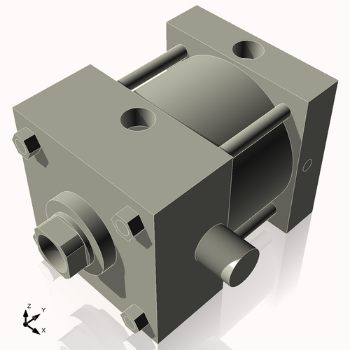 Isometric View of 4ATF1NCK1.375S4