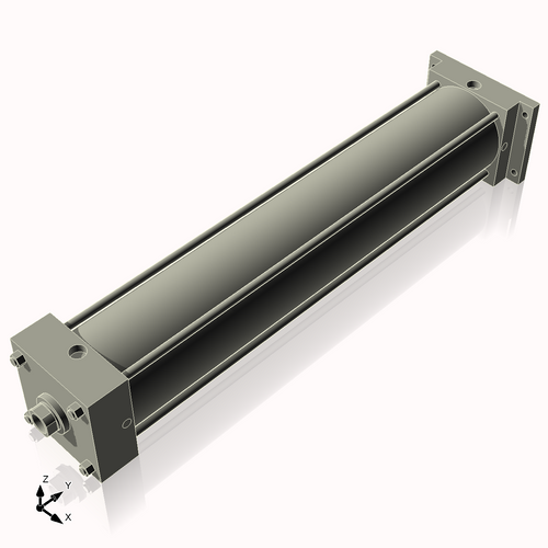 Isometric View of 6ARF30NCK1.75S4