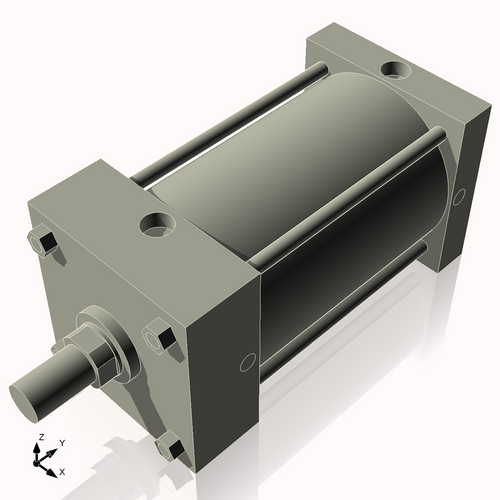 Isometric View of 6ASF7NCK1.75