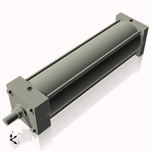 Isometric View of 6ASF21NCK1.75