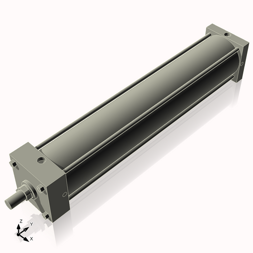 Isometric View of 6ASF30NCK1.75