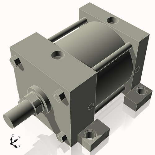 Isometric View of 6ASL3NCK1.75