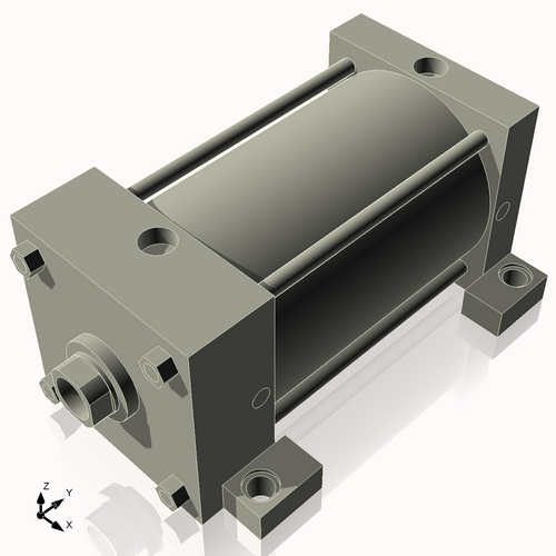 Isometric View of 6ASL7NCK1.75S4
