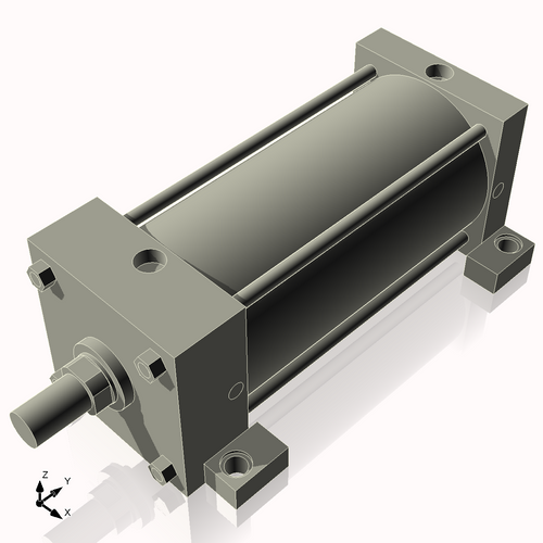 Isometric View of 6ASL10NCK1.75