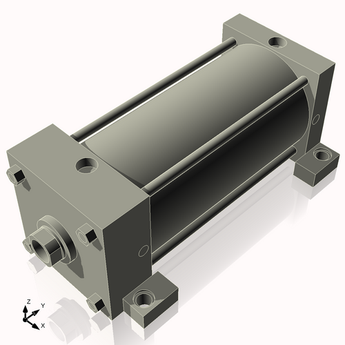 Isometric View of 6ASL10NCK1.75S4