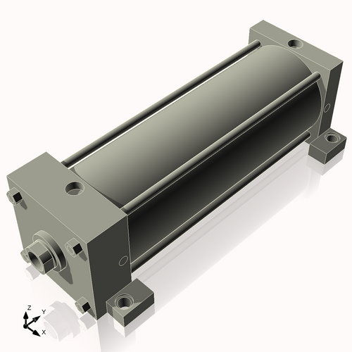 Isometric View of 6ASL15NCK1.75S4