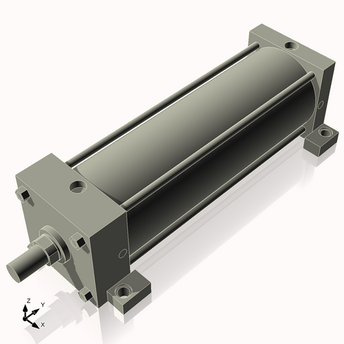 Isometric View of 6ASL16NCK1.75