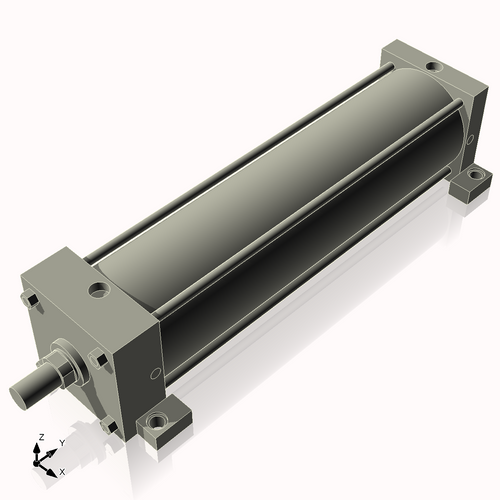 Isometric View of 6ASL21NCK1.75