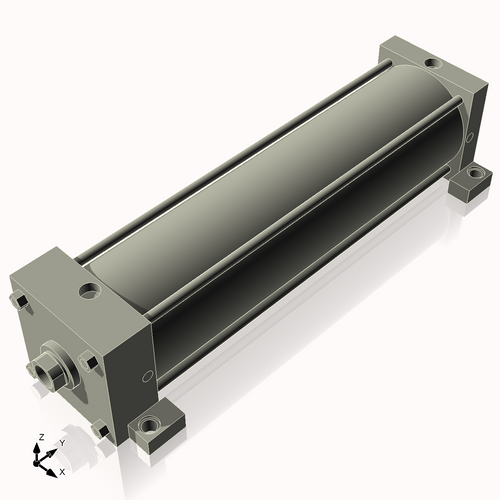 Isometric View of 6ASL21NCK1.75S4