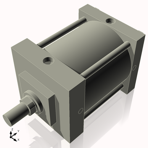 Isometric View of 7AC5NCK1.75