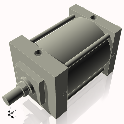 Isometric View of 7AC6NCK1.75