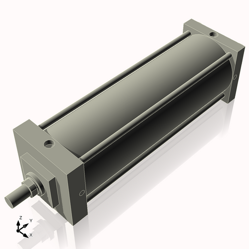 Isometric View of 7AC20NCK1.75