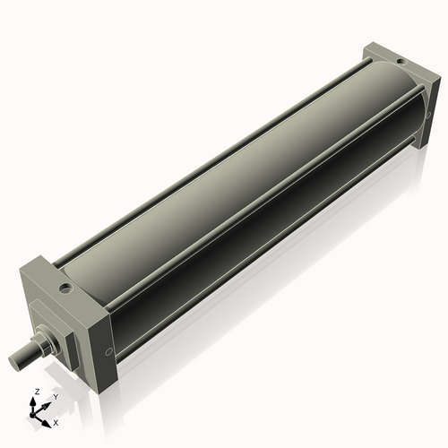 Isometric View of 7AC34NCK1.75