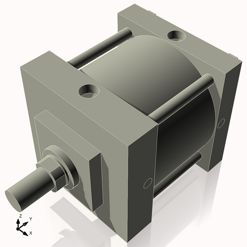 Isometric View of 7ASF3NCK1.75