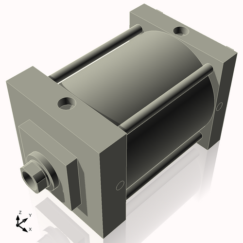 Isometric View of 7ASF6NCK1.75S4