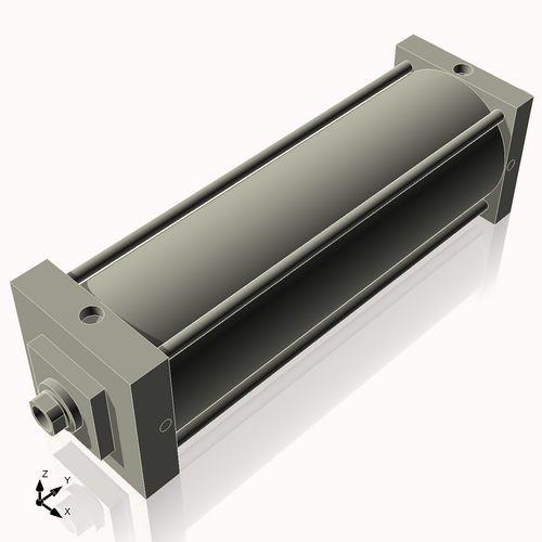 Isometric View of 7ASF20NCK1.75S4