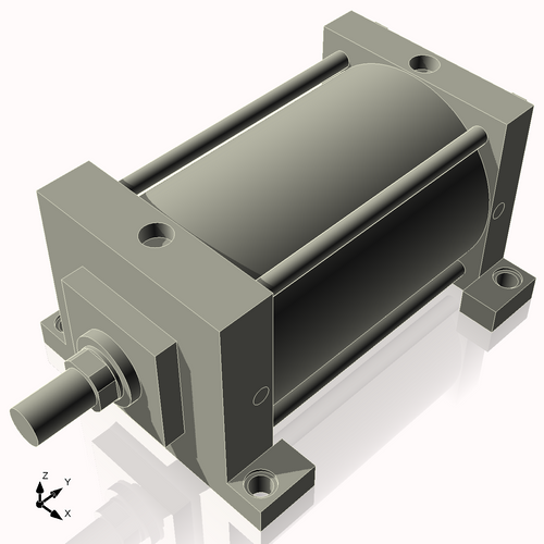 Isometric View of 7ASL8NCK1.75