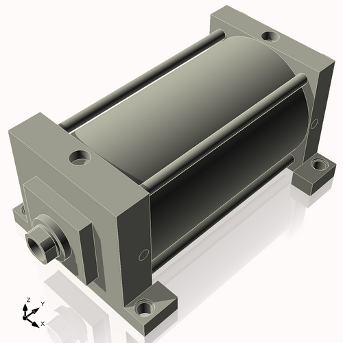 Isometric View of 7ASL10NCK1.75S4