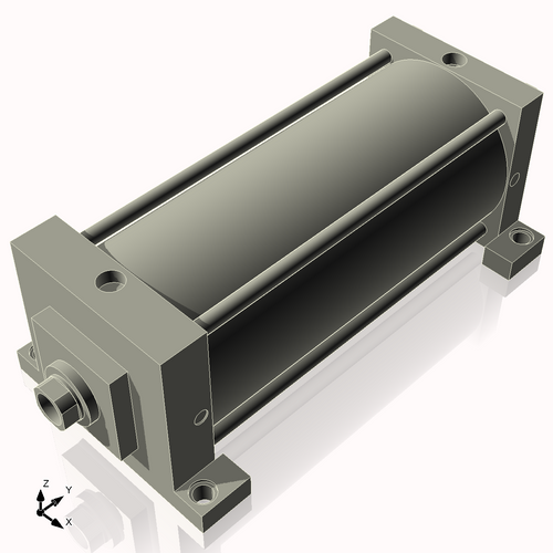 Isometric View of 7ASL14CCK1.75S4